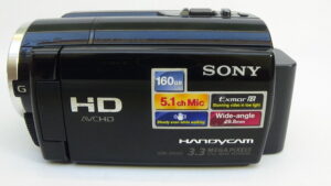 Filmadora sony hdr-xr160 e Câmera de filmagem com modo de cena inteligente que ajusta tudo automaticamente para você.