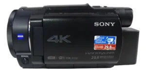 Filmadora Sony Fdr-ax33 4k Entrada De Microfone Saida Limpa