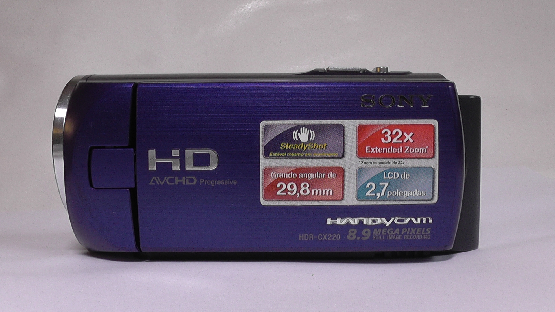 filmadora sony hdr-cx220 ferramenta essencial para criadores de conteúdo e semi profissionais. - Imagem 4